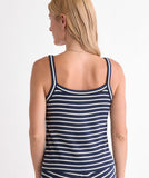 Vineyard Vines Women's Dreamy Jersey Tank - Stripe Nautical Navy