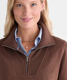 Vineyard Vines Women's Dreamcloth® Quarter Zip - Coconut