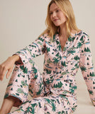 Vineyard Vines Women's Flannel Pajama Set - Holiday - Strawberry
