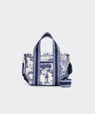 Vineyard Vines Women's Toile Print Mini Heritage Tote - Nautical Navy