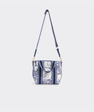 Vineyard Vines Women's Toile Print Mini Heritage Tote - Nautical Navy