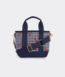 Vineyard Vines Embroidered Mini Heritage Tote - Gingham Lobster