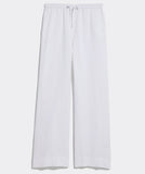 Vineyard Vines Women's Tie-Waist Linen Pants - White Cap