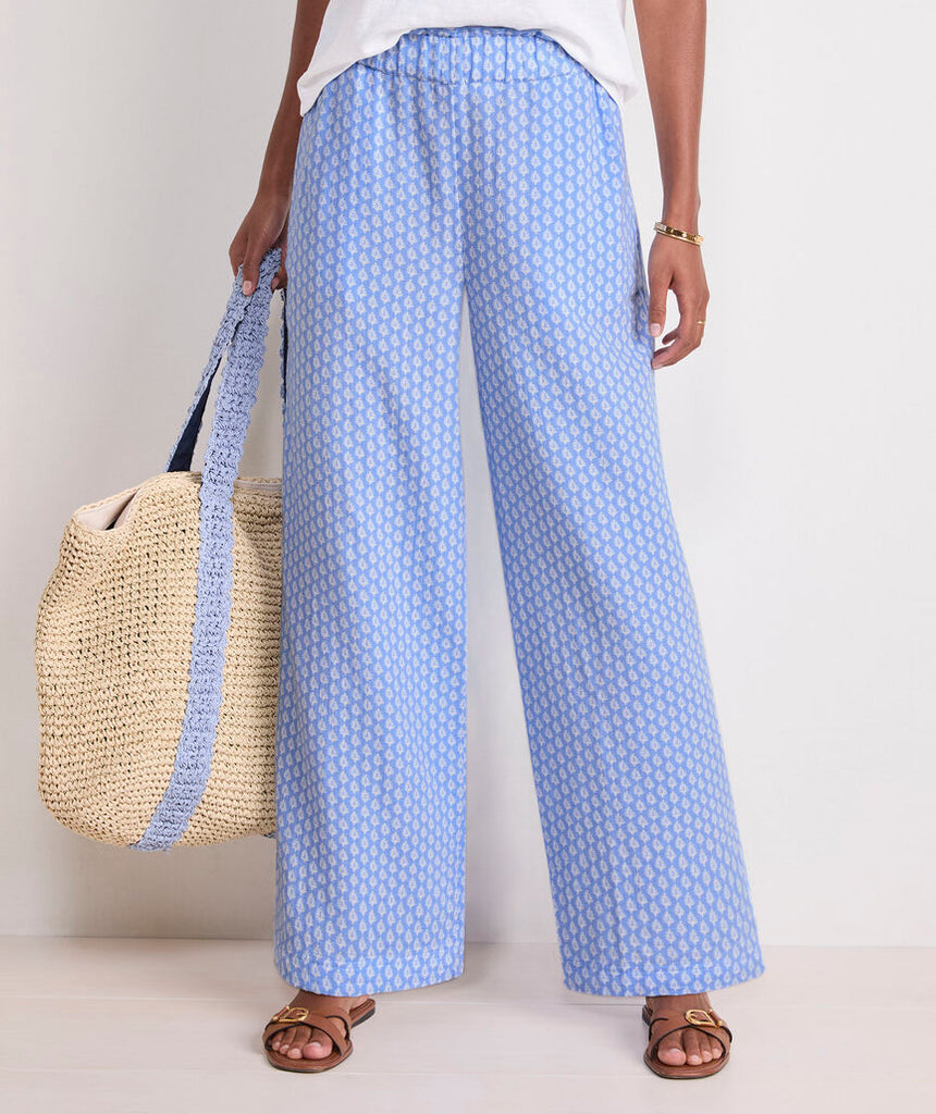 Vineyard Vines Women's Double Gauze Pants - Seaweed Serenity
