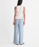 Vineyard Vines Women's Gauze Pull-On Pant - Del Mar Blue