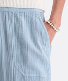 Vineyard Vines Women's Gauze Pull-On Pant - Del Mar Blue