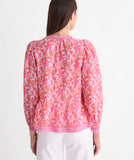 Vineyard Vines Women's Nora Pintuck Top - Block Print Toucan