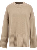 Barbour Women's Sophia Crew Neck Jumper - Pale Camel