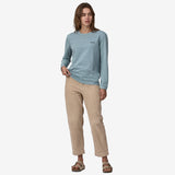 Patagonia Women's Long-Sleeved P-6 Logo Responsibili-Tee® - Thermal Blue