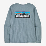 Patagonia Women's Long-Sleeved P-6 Logo Responsibili-Tee® - Thermal Blue