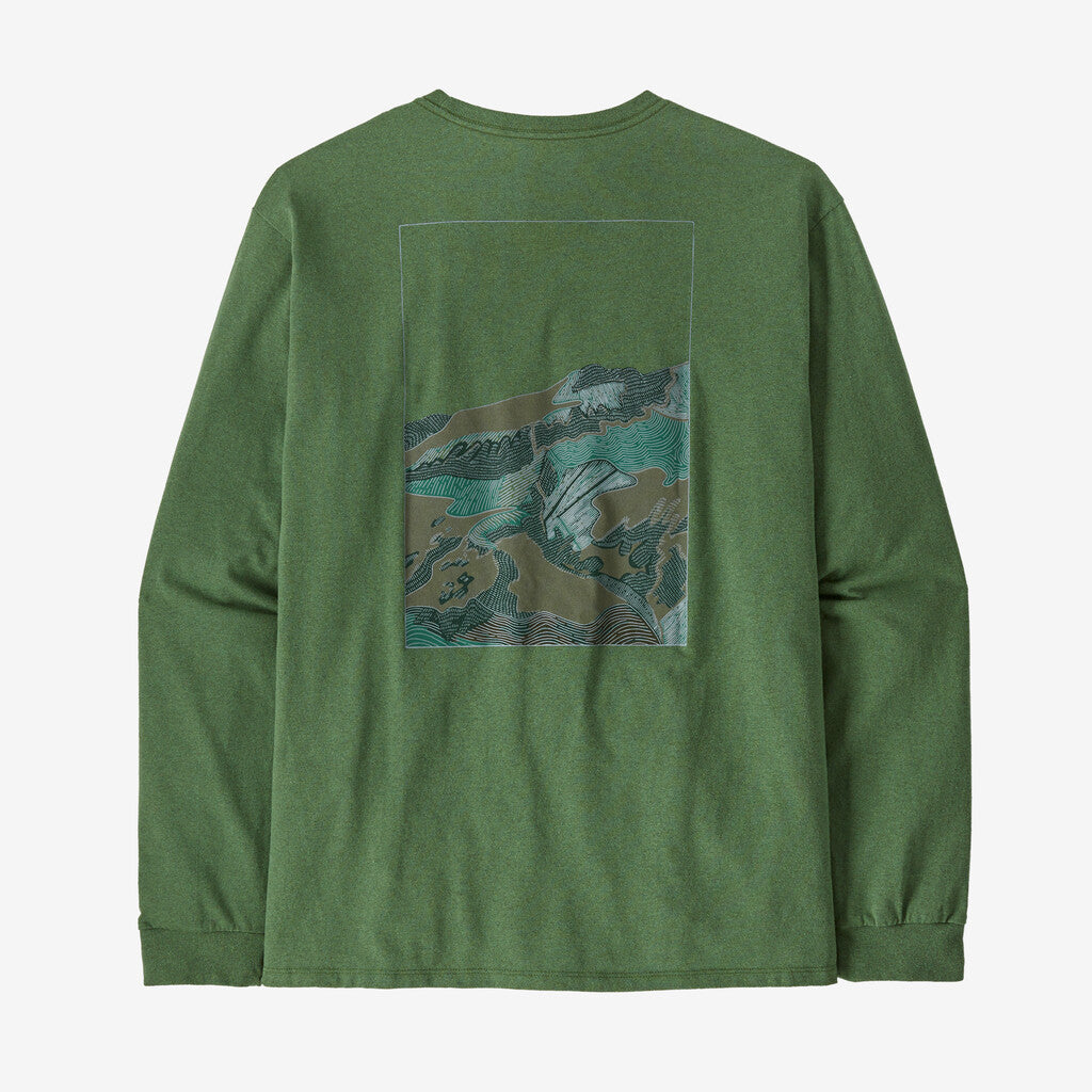 Patagonia Men's Long-Sleeved Trailways Pocket Responsibili-Tee® - Terrain Green