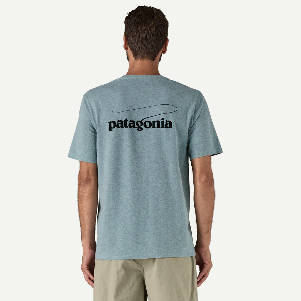 Patagonia Men's Casting Logo Responsibili-Tee® - Thermal Blue