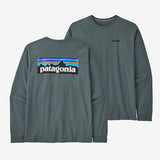 Patagonia Men's Long-Sleeved P-6 Logo Responsibili-Tee® - Nouveau Green