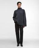Barbour Women's Serena High-Neck Jumper - Charcoal