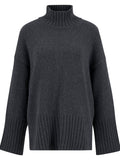 Barbour Women's Serena High-Neck Jumper - Charcoal
