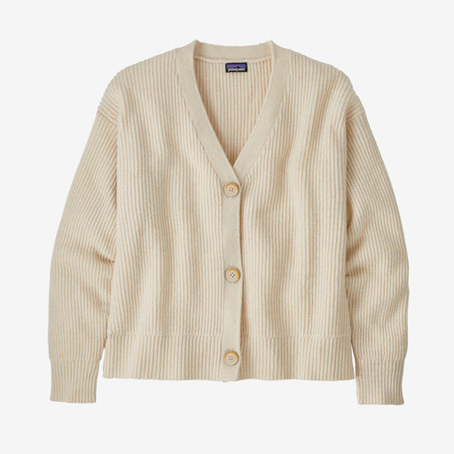 Patagonia Women's Recycled Wool-Blend Cardigan - Dyno White