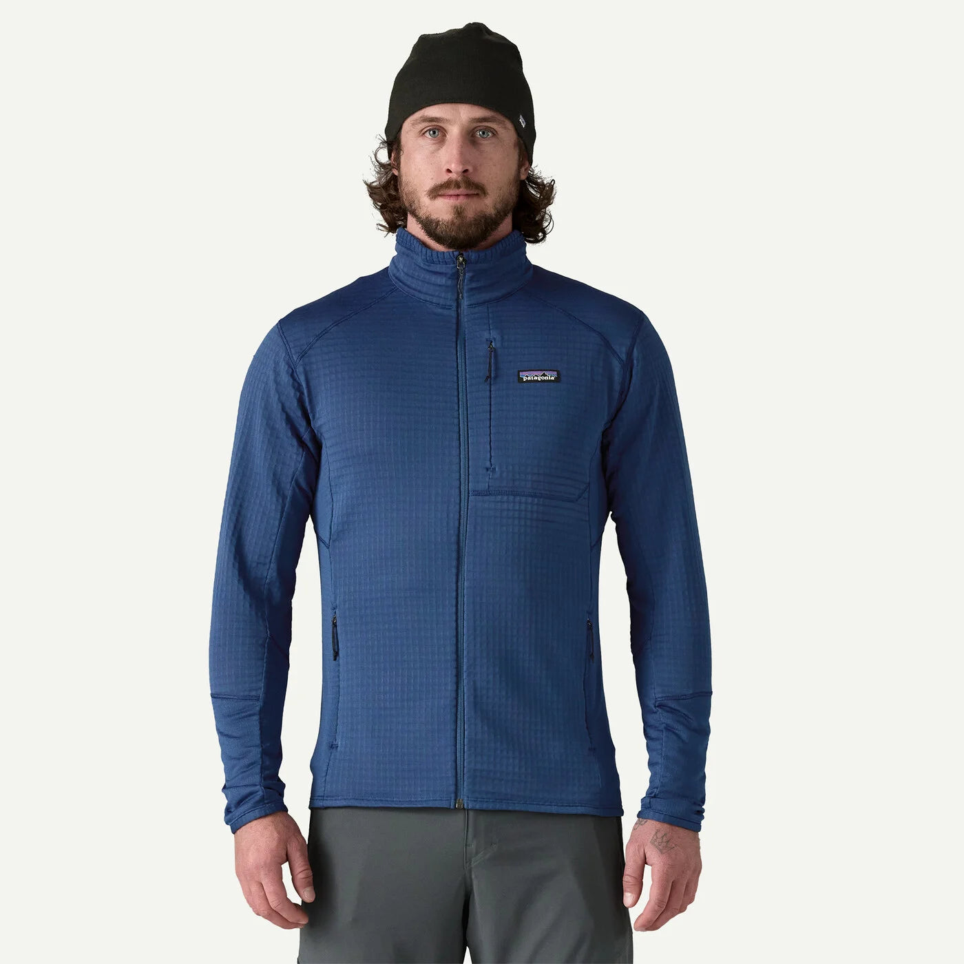 Patagonia Men's R1 Jacket - Clement Blue | Krizia Martin Patagonia Men's R1 Jacket - Clement Blue | Krizia Martin