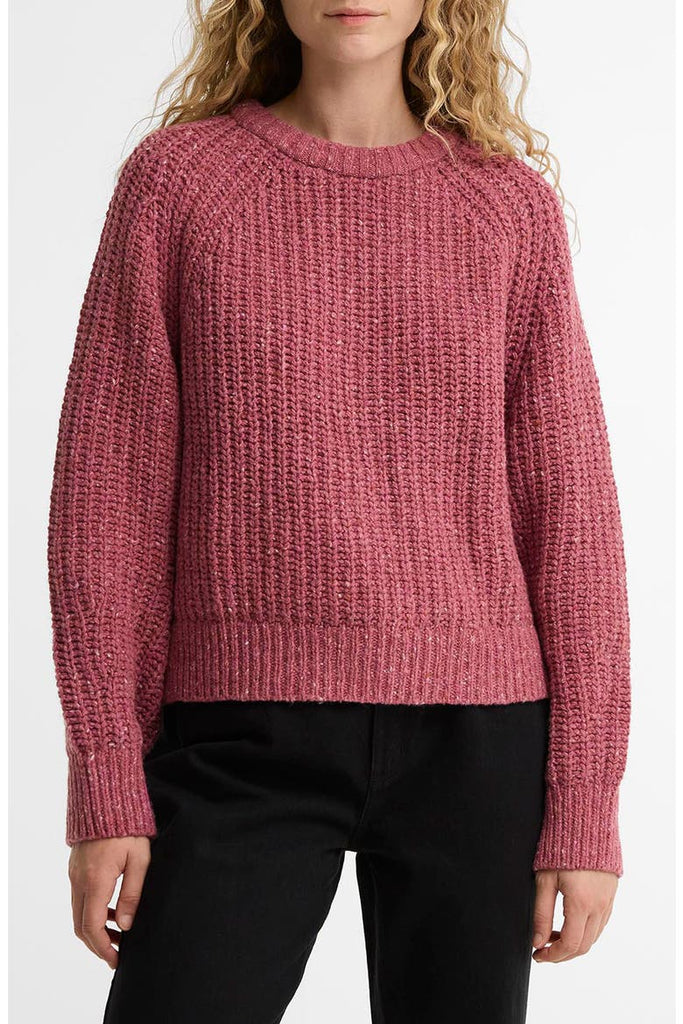 Barbour Women's Alderney Fleck Sweater - Tea Rose