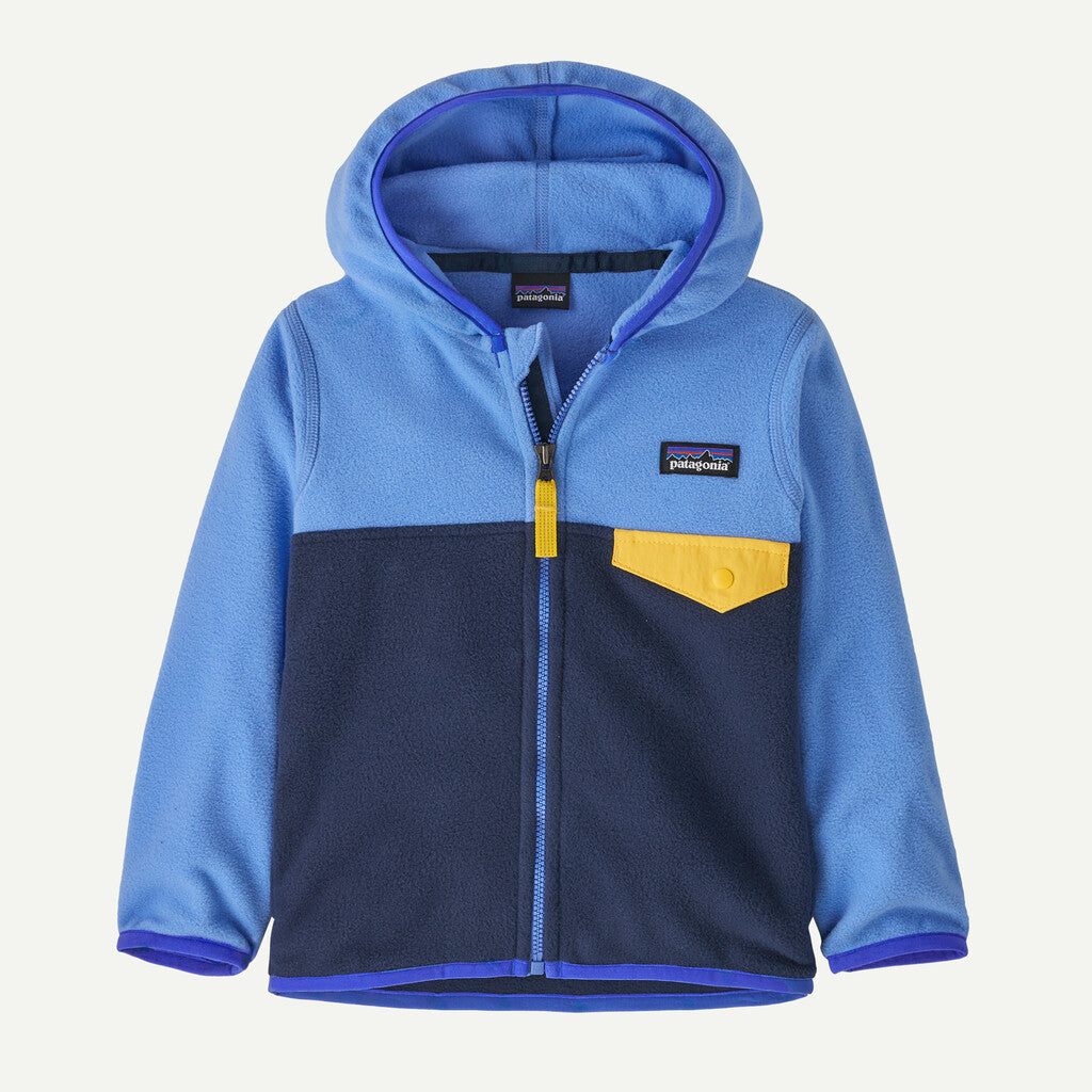 Patagonia Baby Micro D® Snap-T® Fleece Jacket - New Navy w/Abundant Blue