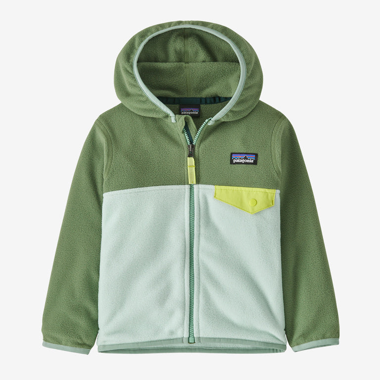 Patagonia Baby Micro D® Snap-T® Fleece Jacket - Wispy Green