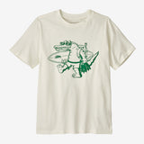 Patagonia Kids' Graphic T-Shirt - Water People Gator: Birch White