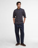 Barbour Men's Haddington Tailored Tartan Shirt - Midnight Oak Tartan