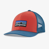 Patagonia Kids' Trucker Hat - P-6 Logo: Sumac Red