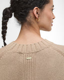 Barbour Women's Sophia Crew Neck Jumper - Pale Camel