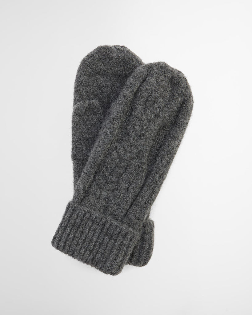 Barbour Elsdon Knitted Mittens - Grey