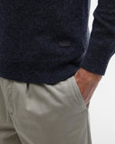 Barbour Essential Patch Crew Neck Sweater - Charcoal