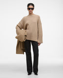 Barbour Women's Sophia Crew Neck Jumper - Pale Camel