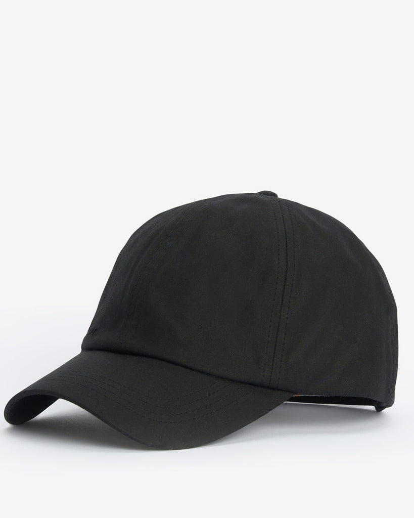 Barbour Waxed Sports Cap - Black