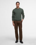 Barbour Essential Patch Crew Neck Sweater - Olive