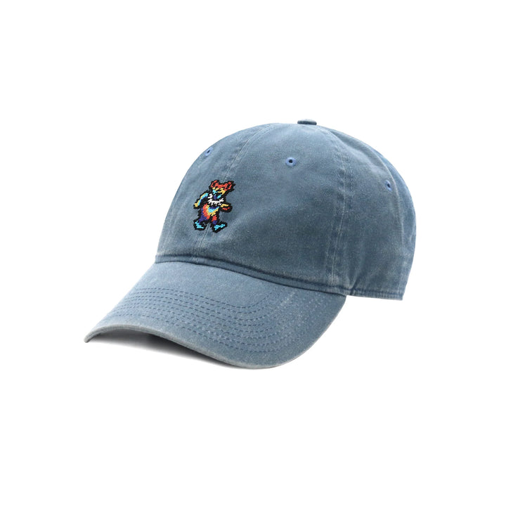 Smathers & Branson Dancing Bear Tie Dye Hat - Steel Blue
