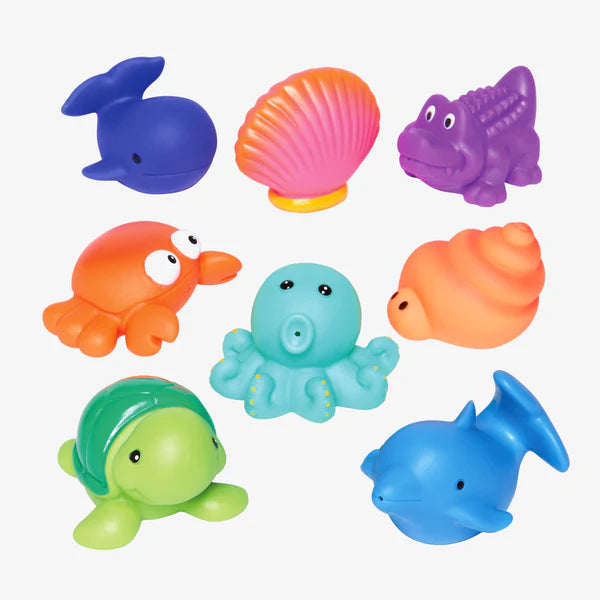 Elegant Baby Sea Party Squirtie Baby Bath Toys