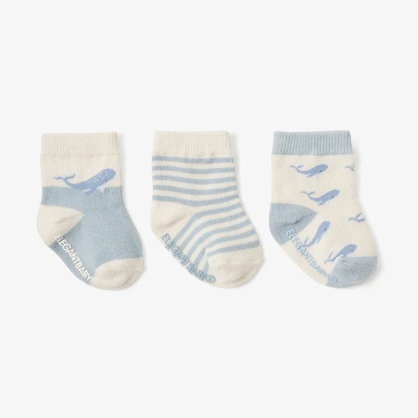 Elegant Baby Ocean Adventure Non Slip Baby Socks 3 Pack