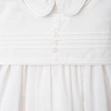 Elegant Baby Boys' Gown & Bonnet Christening Gift Set- White