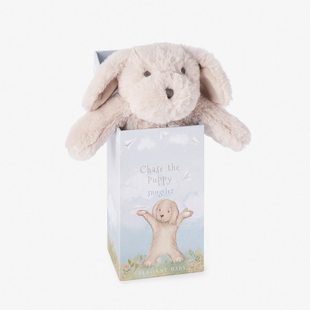 Elegant Baby Chase the Puppy Plush Snuggler Security Blanket with Gift Box