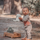 Elegant Baby Plush Baby Dino & Egg Activity Toy
