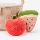 Elegant Baby Plush Picnic Basket Activity Set