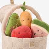 Elegant Baby Plush Picnic Basket Activity Set
