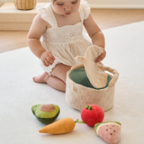 Elegant Baby Plush Picnic Basket Activity Set
