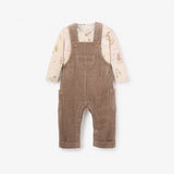 Elegant Baby Wildnerness Henley + Corduroy Overall Set