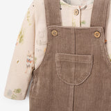 Elegant Baby Wildnerness Henley + Corduroy Overall Set