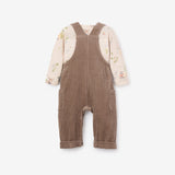 Elegant Baby Wildnerness Henley + Corduroy Overall Set