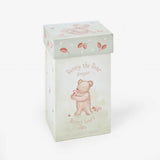 Elegant Baby Bear Plush Snuggler Security Blanket with Gift Box