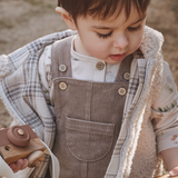 Elegant Baby Wildnerness Henley + Corduroy Overall Set