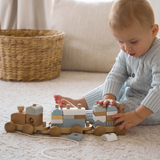 Elegant Baby Wooden Push Toy Train