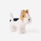 Elegant Baby Fox Terrier Plush Stuffed Toy