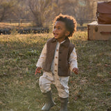 Elegant Baby Hounds & Heritage Print Jumpsuit